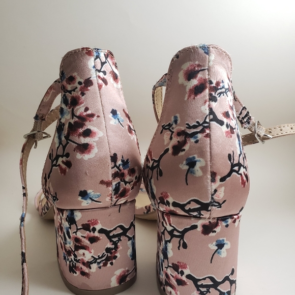 Candies pink floral heel size 8 - Picture 7 of 15